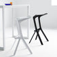 Tabouret de bar en plastique industriel Tabouret de hauteur de bar empilable d'intérieur