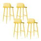 Modern Style Metal Bar Stool Plastic Low Back Counter Stool for Indoor