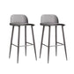 Modern Style Metal Bar Stool Plastic Low Back Counter Stool for Indoor