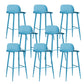 Modern Style Metal Bar Stool Plastic Low Back Counter Stool for Indoor