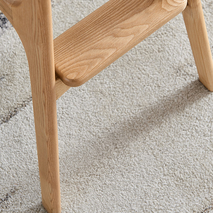 Ash Solid Wood Frame Armless Bar Stool Indoor Upholstered Bar Stool Clearhalo 'Bar Furniture' 'Bar Stools' 'bar_stools' 'furn' 'furn_bar_stools' 'Furniture' 'Kitchen & Dining Furniture' 6472374