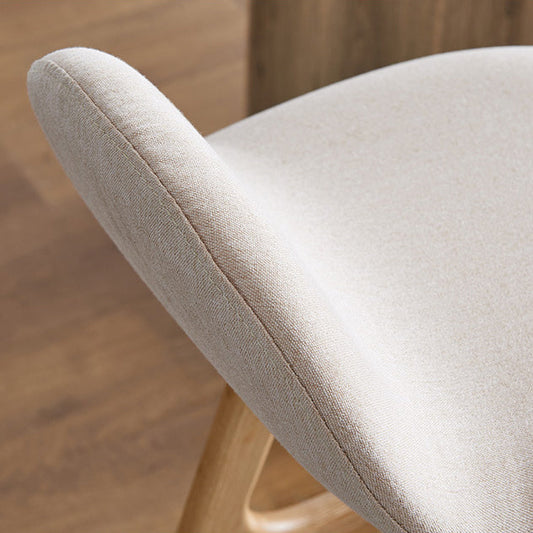 Ash Solid Wood Frame Armless Bar Stool Indoor Upholstered Bar Stool Clearhalo 'Bar Furniture' 'Bar Stools' 'bar_stools' 'furn' 'furn_bar_stools' 'Furniture' 'Kitchen & Dining Furniture' 6472376