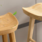 Industrial Solid Wood Bar Stool Backless Counter Stool for Restaurant and Bristol Clearhalo 'Bar Furniture' 'Bar Stools' 'bar_stools' 'furn' 'furn_bar_stools' 'Furniture' 'Kitchen & Dining Furniture' 6472524