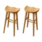 Industrial Solid Wood Bar Stool Backless Counter Stool for Restaurant and Bristol Natural 2 Piece Set Bar Stool(29"H) Clearhalo 'Bar Furniture' 'Bar Stools' 'bar_stools' 'furn' 'furn_bar_stools' 'Furniture' 'Kitchen & Dining Furniture' 6472537