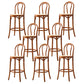 Contemporary Wood Bar Stool Armless Round Rattan Seat for Living Room Brown 8 Piece Set Clearhalo 'Bar Furniture' 'Bar Stools' 'bar_stools' 'furn' 'furn_bar_stools' 'Furniture' 'Kitchen & Dining Furniture' 6472561