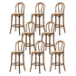 Contemporary Wood Bar Stool Armless Round Rattan Seat for Living Room Walnut 8 Piece Set Clearhalo 'Bar Furniture' 'Bar Stools' 'bar_stools' 'furn' 'furn_bar_stools' 'Furniture' 'Kitchen & Dining Furniture' 6472572