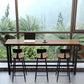 Solid Wood Dining Stools Contemporary Bar Stools with Footrest Clearhalo 'Bar Furniture' 'Bar Stools' 'bar_stools' 'furn' 'furn_bar_stools' 'Furniture' 'Kitchen & Dining Furniture' 6472751