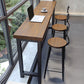 Solid Wood Dining Stools Contemporary Bar Stools with Footrest Clearhalo 'Bar Furniture' 'Bar Stools' 'bar_stools' 'furn' 'furn_bar_stools' 'Furniture' 'Kitchen & Dining Furniture' 6472753