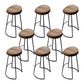Solid Wood Dining Stools Contemporary Bar Stools with Footrest Backless 8 Piece Set Clearhalo 'Bar Furniture' 'Bar Stools' 'bar_stools' 'furn' 'furn_bar_stools' 'Furniture' 'Kitchen & Dining Furniture' 6472754