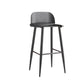Glam Living Room Bar Height Stool Plastic Bar Stool with Iron Legs Clearhalo 'Bar Furniture' 'Bar Stools' 'bar_stools' 'furn' 'furn_bar_stools' 'Furniture' 'Kitchen & Dining Furniture' 6472869
