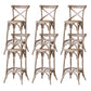 Oak Solid Wood and Rattan Bar Stool Modern Armless Indoor Bar Stool Grey 6 Piece Set Clearhalo 'Bar Furniture' 'Bar Stools' 'bar_stools' 'furn' 'furn_bar_stools' 'Furniture' 'Kitchen & Dining Furniture' 6472962