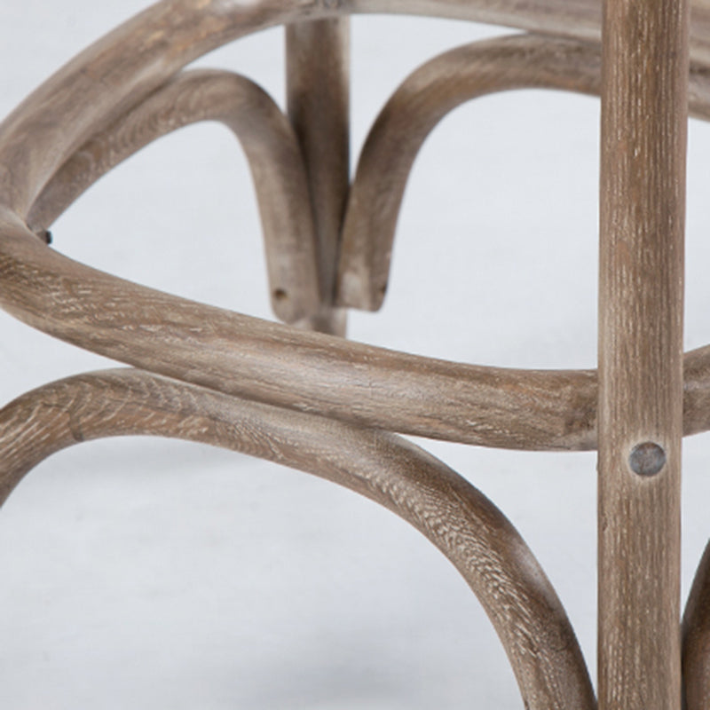 Oak Solid Wood and Rattan Bar Stool Modern Armless Indoor Bar Stool Clearhalo 'Bar Furniture' 'Bar Stools' 'bar_stools' 'furn' 'furn_bar_stools' 'Furniture' 'Kitchen & Dining Furniture' 6472972