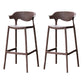Industrial Stackable Bar Height Stool Plastic Low Back Bar Stool for Dining Room Coffee 2 Piece Set Clearhalo 'Bar Furniture' 'Bar Stools' 'bar_stools' 'furn' 'furn_bar_stools' 'Furniture' 'Kitchen & Dining Furniture' 6473045