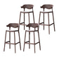 Industrial Stackable Bar Height Stool Plastic Low Back Bar Stool for Dining Room Coffee 4 Piece Set Clearhalo 'Bar Furniture' 'Bar Stools' 'bar_stools' 'furn' 'furn_bar_stools' 'Furniture' 'Kitchen & Dining Furniture' 6473046