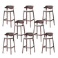 Industrial Stackable Bar Height Stool Plastic Low Back Bar Stool for Dining Room Coffee 8 Piece Set Clearhalo 'Bar Furniture' 'Bar Stools' 'bar_stools' 'furn' 'furn_bar_stools' 'Furniture' 'Kitchen & Dining Furniture' 6473048