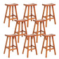 Industrial Solid Wood Bar Stool Backless Counter Stool for Outdoor 8 Piece Set Clearhalo 'Bar Furniture' 'Bar Stools' 'bar_stools' 'furn' 'furn_bar_stools' 'Furniture' 'Kitchen & Dining Furniture' 6473081