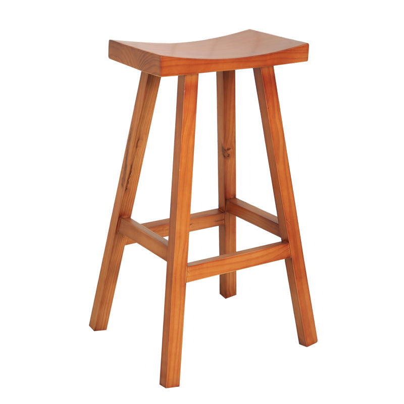 Industrial Solid Wood Bar Stool Backless Counter Stool for Outdoor Clearhalo 'Bar Furniture' 'Bar Stools' 'bar_stools' 'furn' 'furn_bar_stools' 'Furniture' 'Kitchen & Dining Furniture' 6473083