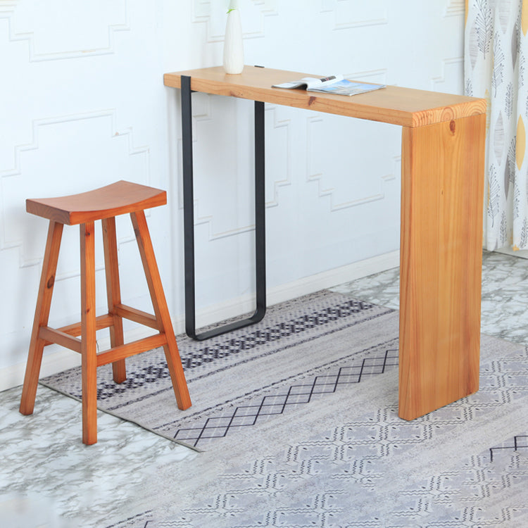 Industrial Solid Wood Bar Stool Backless Counter Stool for Outdoor Clearhalo 'Bar Furniture' 'Bar Stools' 'bar_stools' 'furn' 'furn_bar_stools' 'Furniture' 'Kitchen & Dining Furniture' 6473086