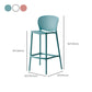Industrial Stackable Armless Bar Stool Plastic Low Back Bar Stool Clearhalo 'Bar Furniture' 'Bar Stools' 'bar_stools' 'furn' 'furn_bar_stools' 'Furniture' 'Kitchen & Dining Furniture' 6473113