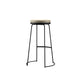 Glam Leather Bar Stool Backless Counter Stool for Bristol with Metal Legs Clearhalo 'Bar Furniture' 'Bar Stools' 'bar_stools' 'furn' 'furn_bar_stools' 'Furniture' 'Kitchen & Dining Furniture' 6473123