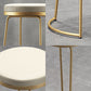 Glam Leather Bar Stool Backless Counter Stool for Bristol with Metal Legs Clearhalo 'Bar Furniture' 'Bar Stools' 'bar_stools' 'furn' 'furn_bar_stools' 'Furniture' 'Kitchen & Dining Furniture' 6473125