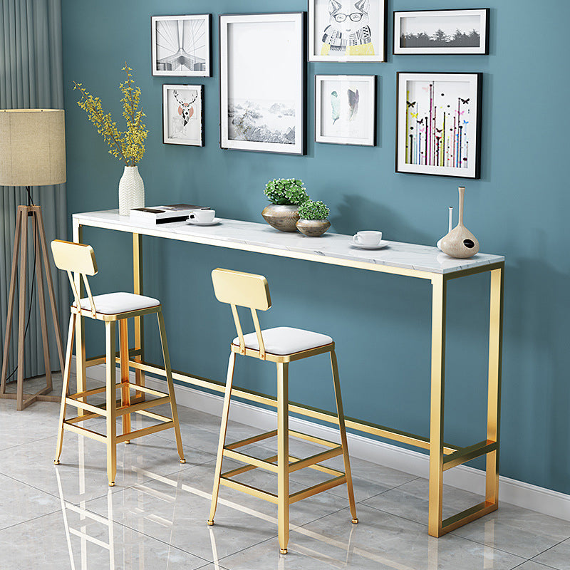 Leather Bar Stool Glam Backrest Counter Stool for Living Room Clearhalo 'Bar Furniture' 'Bar Stools' 'bar_stools' 'furn' 'furn_bar_stools' 'Furniture' 'Kitchen & Dining Furniture' 6473189