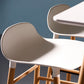 Scandinavian Solid Wood Legs Bar Stool Armless Plastic Bar Stool for Living Room Clearhalo 'Bar Furniture' 'Bar Stools' 'bar_stools' 'furn' 'furn_bar_stools' 'Furniture' 'Kitchen & Dining Furniture' 6473206