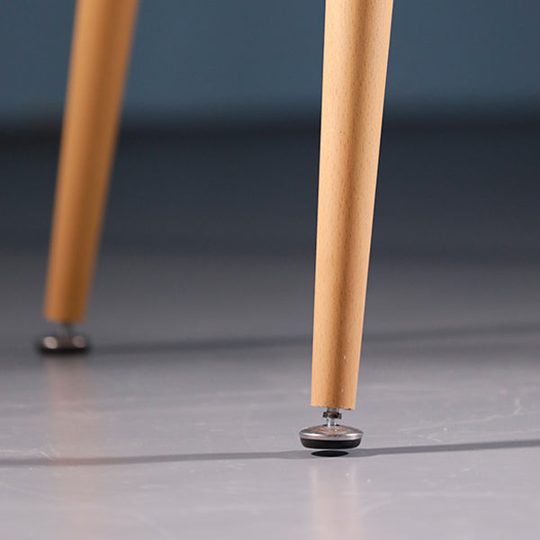 Scandinavian Solid Wood Legs Bar Stool Armless Plastic Bar Stool for Living Room Clearhalo 'Bar Furniture' 'Bar Stools' 'bar_stools' 'furn' 'furn_bar_stools' 'Furniture' 'Kitchen & Dining Furniture' 6473210
