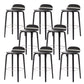 Indoor Armless Low Back Bar Height Stool Beech Solid Wood Bar Stool Black 8 Piece Set Clearhalo 'Bar Furniture' 'Bar Stools' 'bar_stools' 'furn' 'furn_bar_stools' 'Furniture' 'Kitchen & Dining Furniture' 6473271