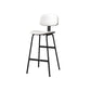 Taburete de bar de cuero Glam, taburete de mostrador con respaldo sin brazos para Bristol