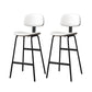 Taburete de bar de cuero Glam, taburete de mostrador con respaldo sin brazos para Bristol