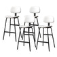 Taburete de bar de cuero Glam, taburete de mostrador con respaldo sin brazos para Bristol
