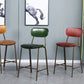 Modern Leather Bar Stool Backrest Counter Stool for Living Room Clearhalo 'Bar Furniture' 'Bar Stools' 'bar_stools' 'furn' 'furn_bar_stools' 'Furniture' 'Kitchen & Dining Furniture' 6473723