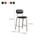 Modern Leather Bar Stool Backrest Counter Stool for Living Room Clearhalo 'Bar Furniture' 'Bar Stools' 'bar_stools' 'furn' 'furn_bar_stools' 'Furniture' 'Kitchen & Dining Furniture' 6473753
