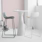 Industrial Indoor Armless Stool Plastic Bar Stool with Upholstered Clearhalo 'Bar Furniture' 'Bar Stools' 'bar_stools' 'furn' 'furn_bar_stools' 'Furniture' 'Kitchen & Dining Furniture' 6473755