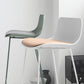 Industrial Indoor Armless Stool Plastic Bar Stool with Upholstered Clearhalo 'Bar Furniture' 'Bar Stools' 'bar_stools' 'furn' 'furn_bar_stools' 'Furniture' 'Kitchen & Dining Furniture' 6473781