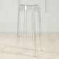 Industrial Backless Round Seat Acrylic Armless Bar Stool for Living Room Clear 1 Piece Bar Stool(30"H) Clearhalo 'Bar Furniture' 'Bar Stools' 'bar_stools' 'furn' 'furn_bar_stools' 'Furniture' 'Kitchen & Dining Furniture' 6473822