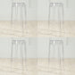 Industrial Backless Round Seat Acrylic Armless Bar Stool for Living Room Clear 4 Piece Set Bar Stool(30"H) Clearhalo 'Bar Furniture' 'Bar Stools' 'bar_stools' 'furn' 'furn_bar_stools' 'Furniture' 'Kitchen & Dining Furniture' 6473825