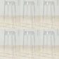 Industrial Backless Round Seat Acrylic Armless Bar Stool for Living Room Clear 6 Piece Set Bar Stool(30"H) Clearhalo 'Bar Furniture' 'Bar Stools' 'bar_stools' 'furn' 'furn_bar_stools' 'Furniture' 'Kitchen & Dining Furniture' 6473827