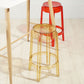 Industrial Backless Round Seat Acrylic Armless Bar Stool for Living Room Clearhalo 'Bar Furniture' 'Bar Stools' 'bar_stools' 'furn' 'furn_bar_stools' 'Furniture' 'Kitchen & Dining Furniture' 6473841