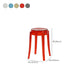 Industrial Backless Round Seat Acrylic Armless Bar Stool for Living Room Clearhalo 'Bar Furniture' 'Bar Stools' 'bar_stools' 'furn' 'furn_bar_stools' 'Furniture' 'Kitchen & Dining Furniture' 6473892