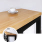 Industrial Bar Table Bar Height Rectangle Solid Wood Pub Table for Home Clearhalo 'Bar Furniture' 'Bar Tables' 'bar_tables' 'furn' 'furn_bar_tables' 'Furniture' 'Kitchen & Dining Furniture' 6473967
