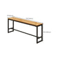 Industrial Bar Table Bar Height Rectangle Solid Wood Pub Table for Home Clearhalo 'Bar Furniture' 'Bar Tables' 'bar_tables' 'furn' 'furn_bar_tables' 'Furniture' 'Kitchen & Dining Furniture' 6473973
