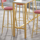 Modern Bar Height Table Metal Base Bistro Pub Table for Patio Use Clearhalo 'Bar Furniture' 'Bar Tables' 'bar_tables' 'furn' 'furn_bar_tables' 'Furniture' 'Kitchen & Dining Furniture' 6474044