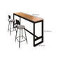 Modern Bar Height Table Metal Base Bistro Pub Table for Patio Use Clearhalo 'Bar Furniture' 'Bar Tables' 'bar_tables' 'furn' 'furn_bar_tables' 'Furniture' 'Kitchen & Dining Furniture' 6474063