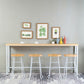 Modern Style Rectangle Bar Table Solid Wood Trestle Base Bar Dining Table 70.9"L x 15.7"W x 41.3"H Without Chairs Clearhalo 'Bar Furniture' 'Bar Tables' 'bar_tables' 'furn' 'furn_bar_tables' 'Furniture' 'Kitchen & Dining Furniture' 6474113