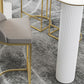 Stone Top Table Modern Style Bistro Pub Table for Dining Room