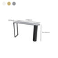 Stone Top Table Modern Style Bistro Pub Table for Dining Room
