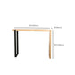 Modern Bar Height Table Solid Wood Top Bistro Bar Table for Patio Use Clearhalo 'Bar Furniture' 'Bar Tables' 'bar_tables' 'furn' 'furn_bar_tables' 'Furniture' 'Kitchen & Dining Furniture' 6474306