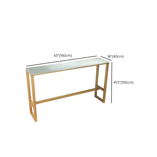 Tavolo da altezza della barra glam Funta tavolo da bistrot superiore in marmo per uso del patio